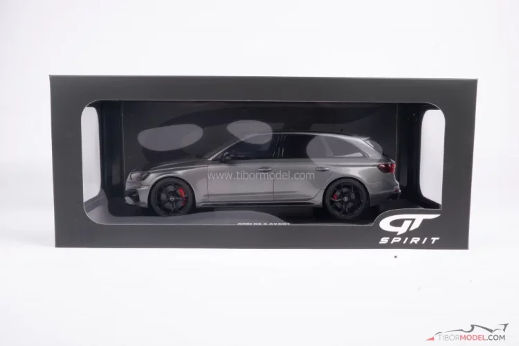 Audi RS4 Avant Competition (2023) šedé, 1:18 GT Spirit