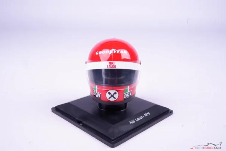 Niki Lauda 1975 Ferrari helmet, 1:5 Spark