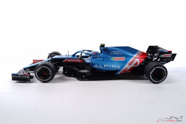 1:18 Ocon F1 ALPINE A521 race car Esteban 2021 season SOLIDO