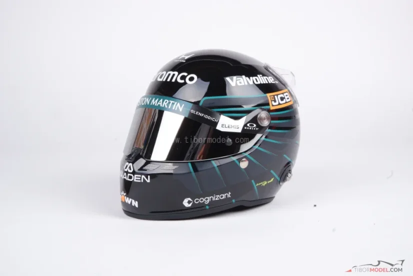Lance Stroll 2026 Aston Martin mini helmet, 1:2 Stilo