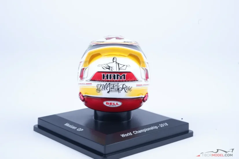 Lewis Hamilton 2018 World Champion, Mercedes helmet, 1:5 Spark