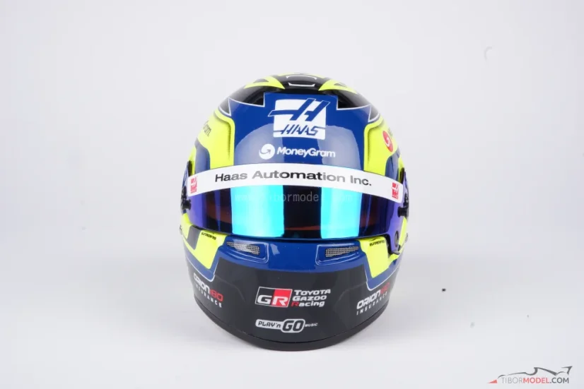 Oliver Bearman 2025 Haas mini prilba, 1:2 Bell