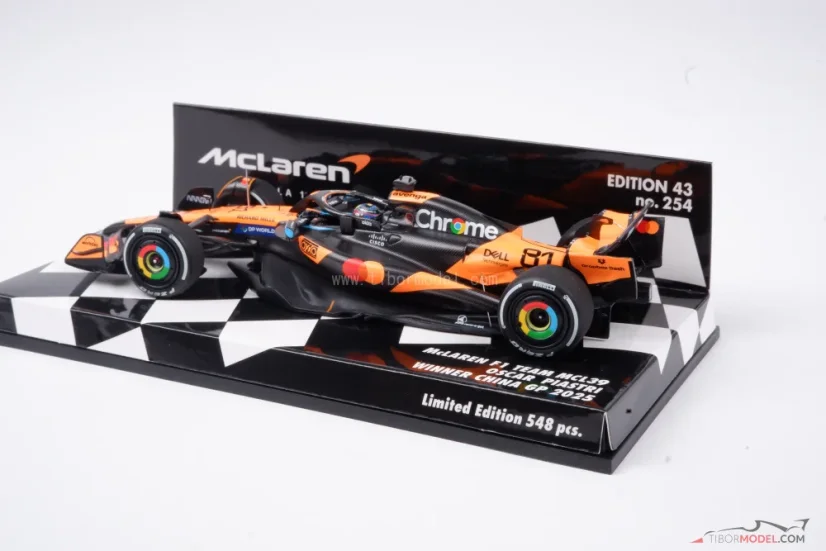 McLaren MCL39 - Oscar Piastri (2025), Víťaz VC Číny, 1:43 Minichamps