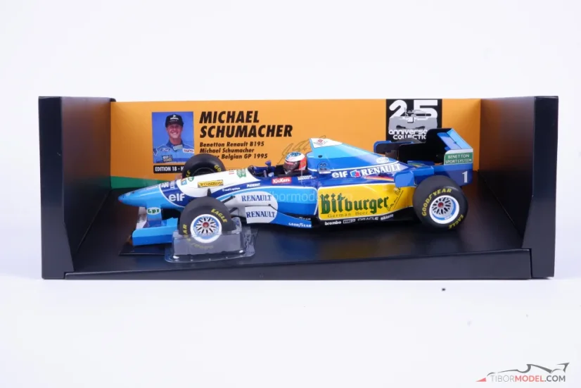Benetton B195 - Michael Schumacher (1995), Vítěz VC Belgie, 1:18 Minichamps