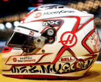 Kevin Magnussen 2023, Singapore GP, Haas helmet, 1:5 Spark