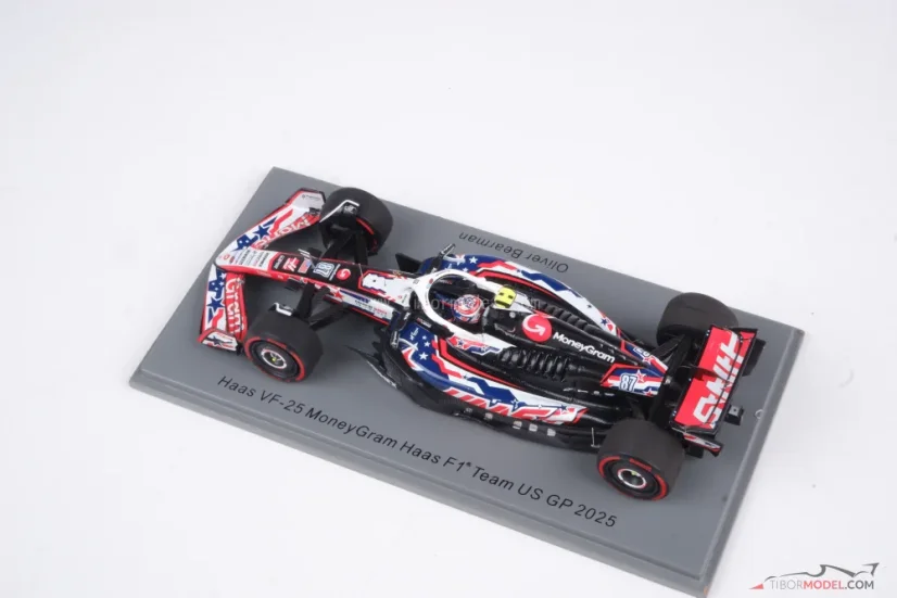 Haas VF-25 - Oliver Bearman (2025), US GP, 1:43 Spark