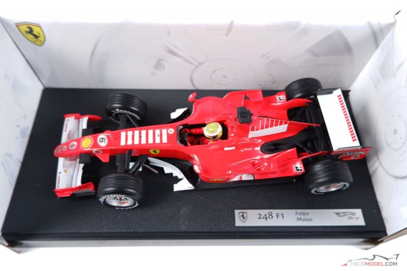 Model car Ferrari 248 F1 Massa 2006, 1:18 Hot Wheels | Tibormodel.com