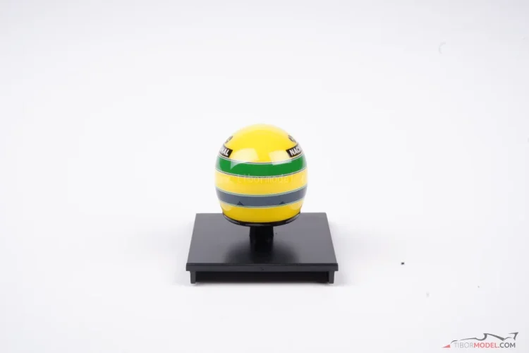 Ayrton Senna 1987 Lotus prilba, 1:10 Minichamps