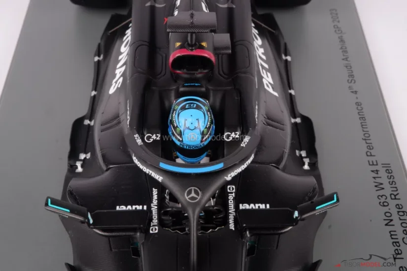 Mercedes W14 - George Russell (2023), 4th Saudi GP, 1:18 Spark