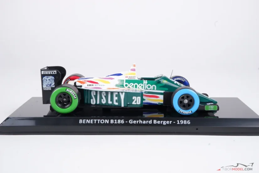 Benetton B186 - Gerhard Berger (1986), 1:24 Premium Collectibles