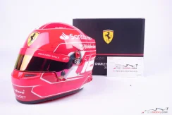 Charles Leclerc 2024 Ferrari helmet, 1:2 Bell