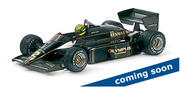 Lotus 97T - Ayrton Senna (1985), 1. víťazstvo, Portugalsko, špinavá verzia, 1:12 Minichamps