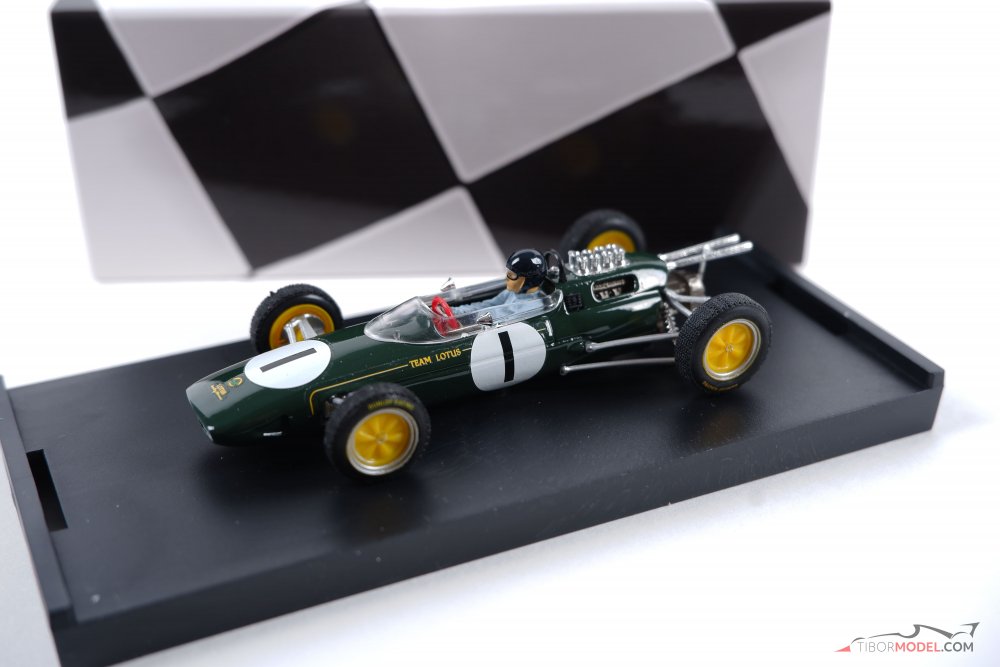 Model Lotus 25 Jim Clark 1963, World Champion,1:43 │ Tibormodel.com