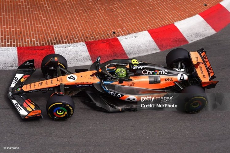 Model car McLaren MCL39 Norris 2025 Monaco Minichamps | Tibormodel.com