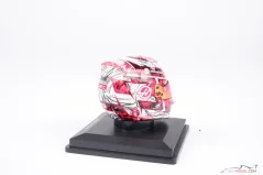 Esteban Ocon 2025 Japanese GP mini helmet, Haas F1 Team helmet, 1:5 Spark
