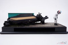 McLaren MP4/31 dioráma - F. Alonso 2016 baleset, 1:18