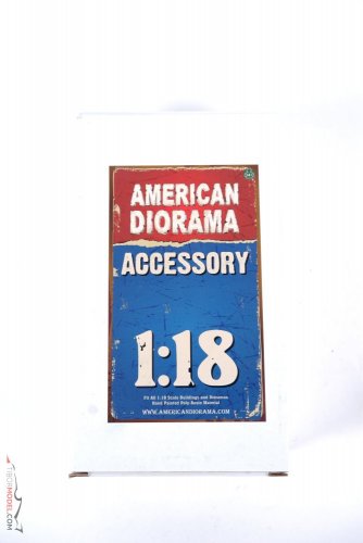 Model lavičky z parku, 1:18 American Diorama