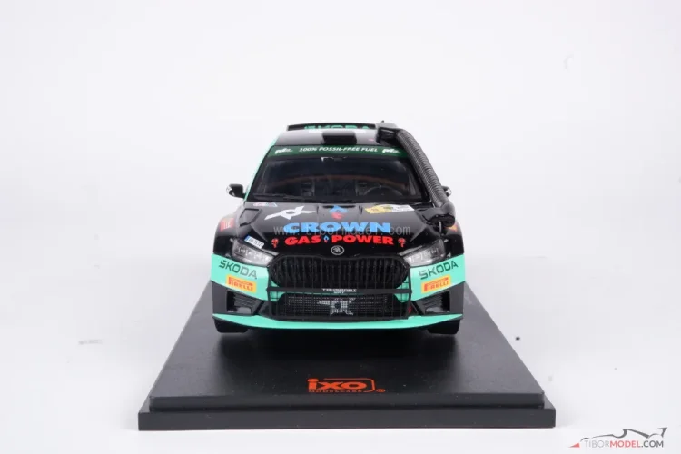 Škoda Fabia - Greensmith/ Anderson (2024), Rally Safari, 1:18 Ixo Škoda Fabia - Greensmith/ Anderson (2024), Rally Safari, 1:18 Ixo