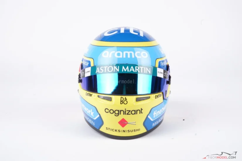 Fernando Alonso 2025 Aston Martin mini sisak, 1:2 Bell