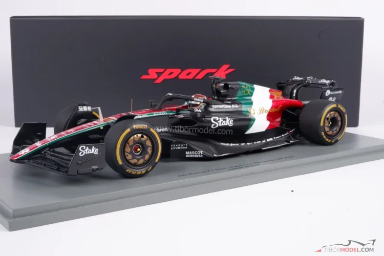 Alfa Romeo C43 - Valtteri Bottas (2023), VC Talianska, 1:18 Spark Alfa Romeo C43 - Valtteri Bottas (2023), VC Talianska, 1:18 Spark