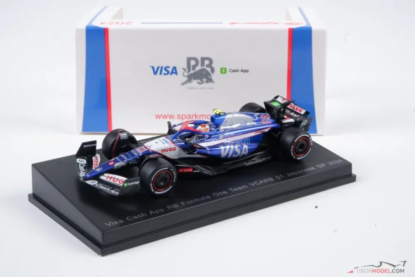 Visa RB VCARB01 - Yuki Tsunoda (2024), 1:64 Spark