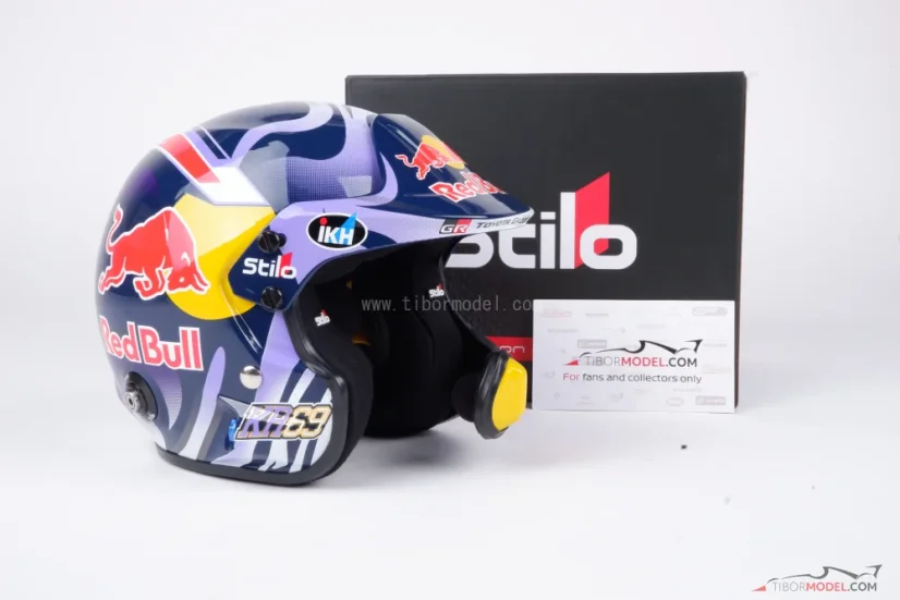 Kalle Rovanperä 2025 Toyota WRC mini prilba, 1:2 Stilo