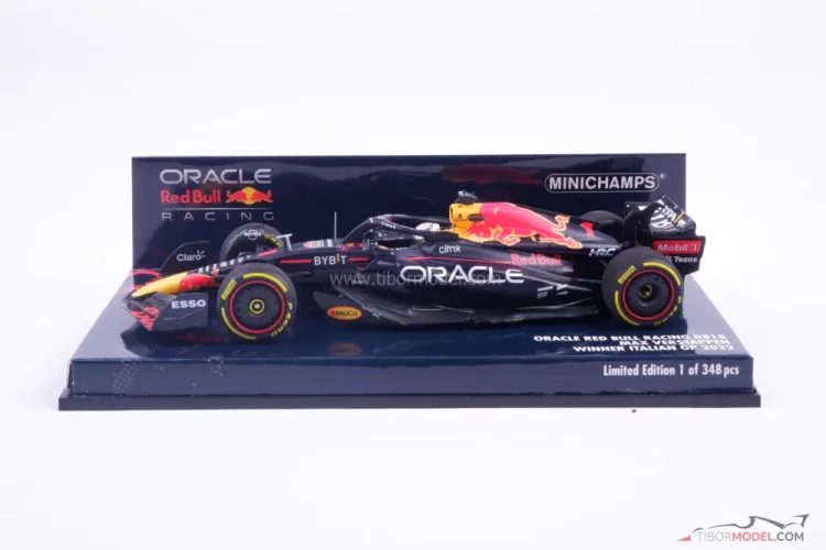 Red Bull RB18 - Max Verstappen (2022), Víťaz VC Talianska, 1:43 Minichamps