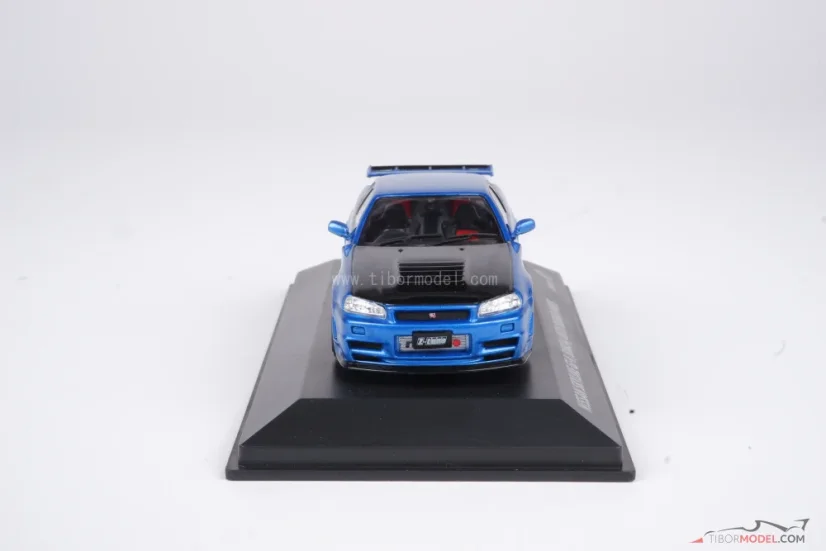 Nissan Skyline GT-R R34 (1998) blue, 1:43 Solido