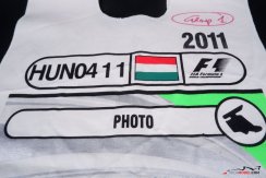 Original photographer tabard, Hungarian GP 2011