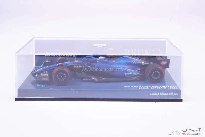 Williams FW45 - Logan Sargeant (2023), 1:43 Minichamps