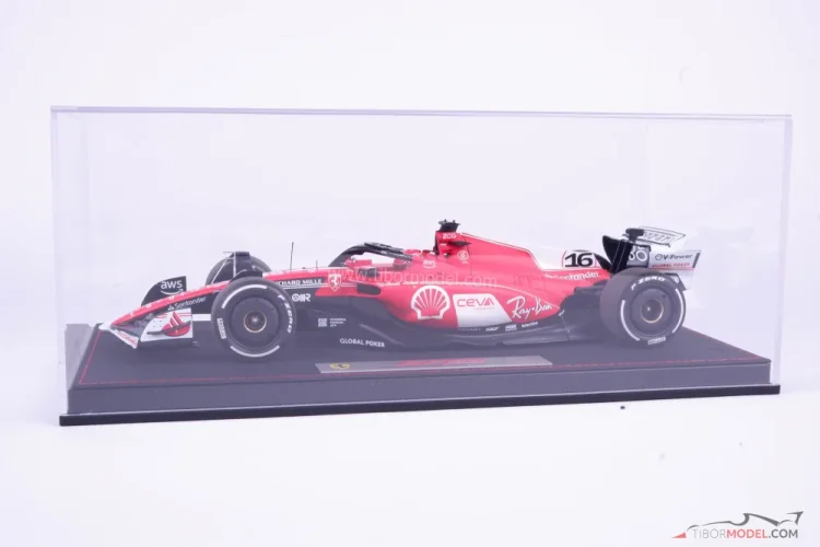 Model car Ferrari SF-23 Leclerc 2023 Las Vegas, 1:18 BBR