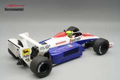 Toleman TG184 - Ayrton Senna (1984), VC Veľkej Británie, s figúrkou pilota 1:18 Tecnomodel