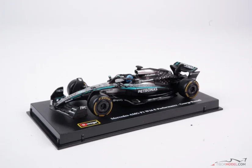 Mercedes W16 - George Russell (2025), 1:43 BBurago Signature