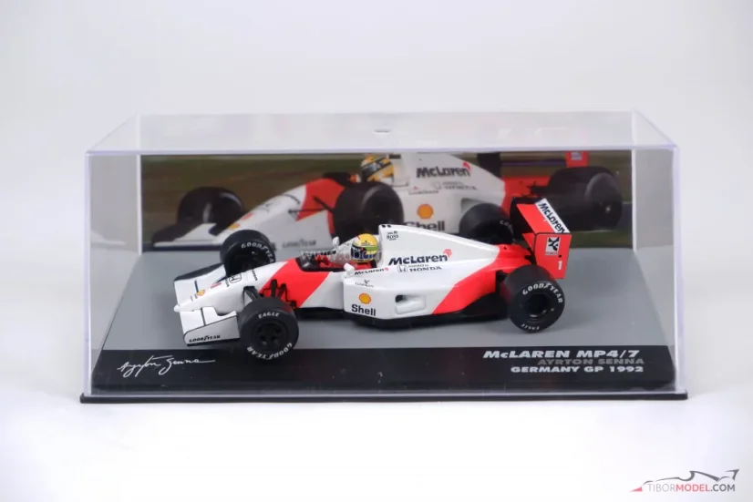 McLaren MP4/7 - Ayrton Senna (1992), German GP, 1:43 Altaya