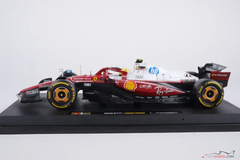 Ferrari SF-25 - Lewis Hamilton (2025) VC Talianska, 1:18 Bburago