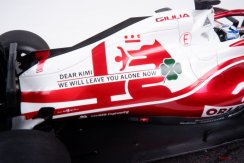 Alfa Romeo C41 - K. Raikkonen (2021), Last GP, 1:18 Minichamps