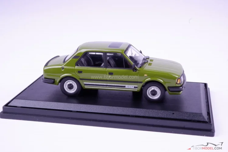 Skoda 120L (1984), dark green, 1:43 Abrex