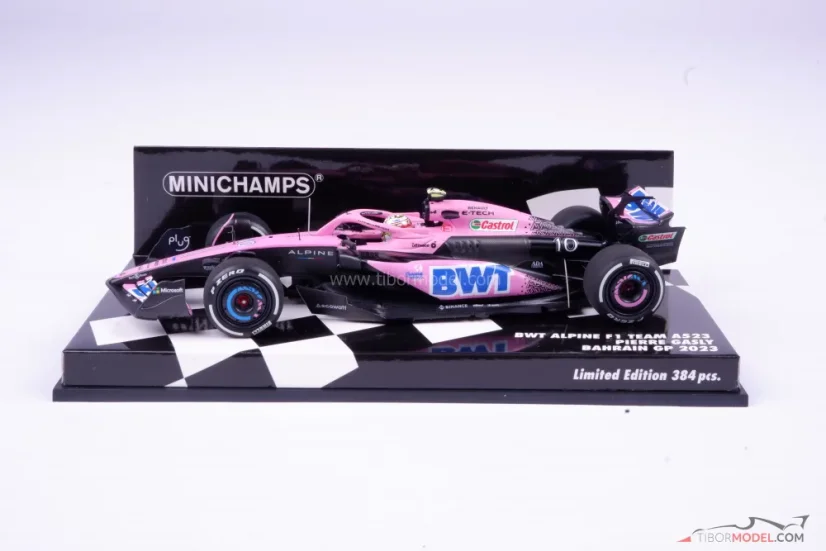 Alpine A523 - Pierre Gasly (2023), VC Bahrajnu, 1:43 Minichamps