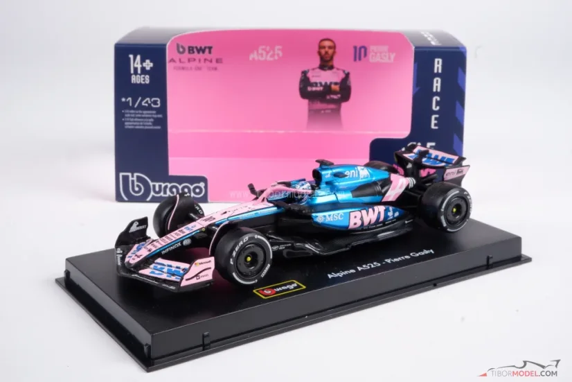 Alpine A525 - Pierre Gasly (2025), 1:43 BBurago Signature