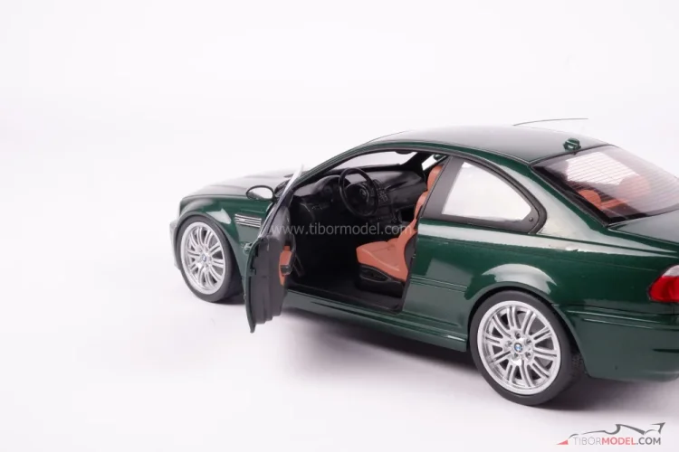 BMW E46 M3 Coupé (2000), green, 1:18 Solido