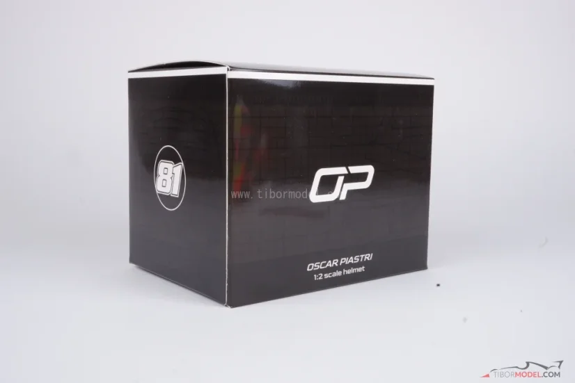 Oscar Piastri 2026 mini helmet, McLaren, 1:2 Bell