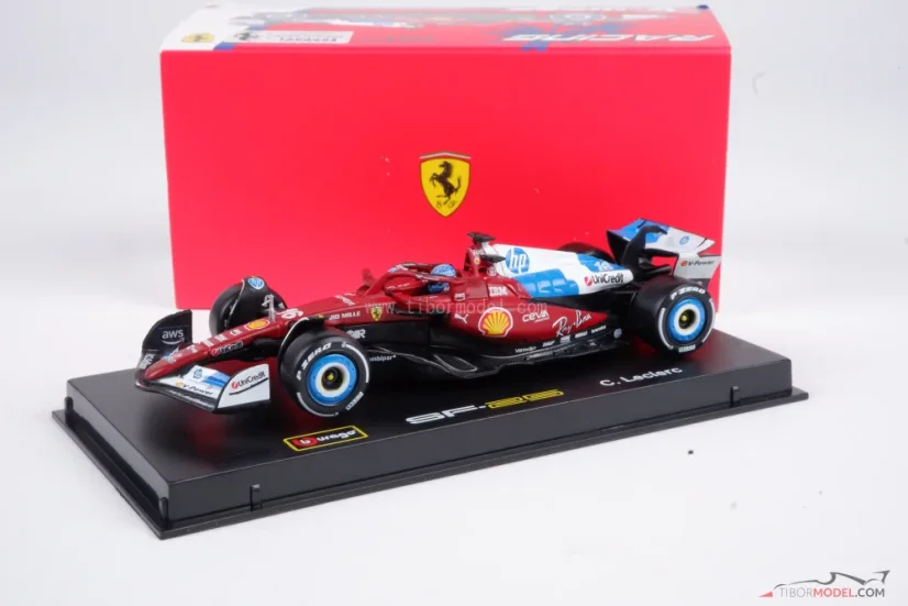 Ferrari SF-25 - Charles Leclerc (2025) Miami, 1:43 BBurago Signature