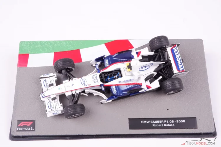 1/43 クビサF1.08 FUJI 936pcs. KUBICA Model car BMW Sauber F1.08 Kubica 2008, 1:43 Altaya