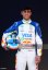 Arvid Lindblad 2026 mini helmet, Racing Bulls, 1:2 Schuberth