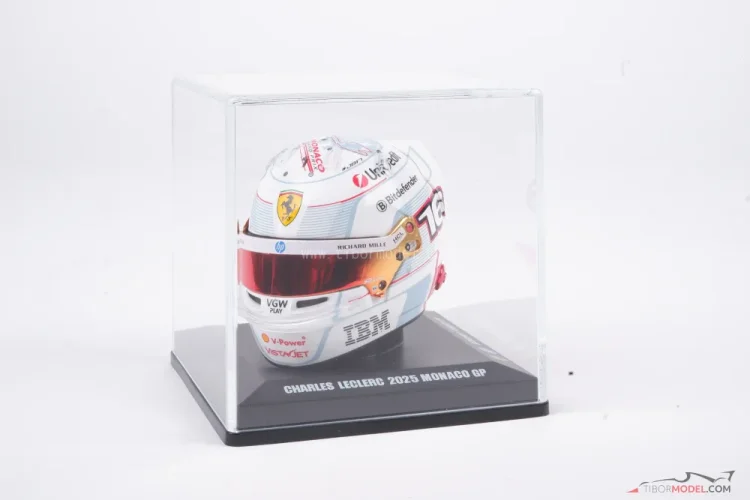 Charles Leclerc 2025 VC Monaka mini prilba, Ferrari, 1:5 Looksmart