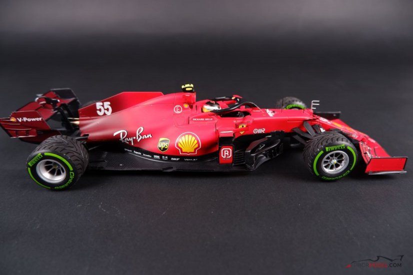 Ferrari SF21 - C. Sainz (2021), VC Emilia Romagna, 1:18 BBR