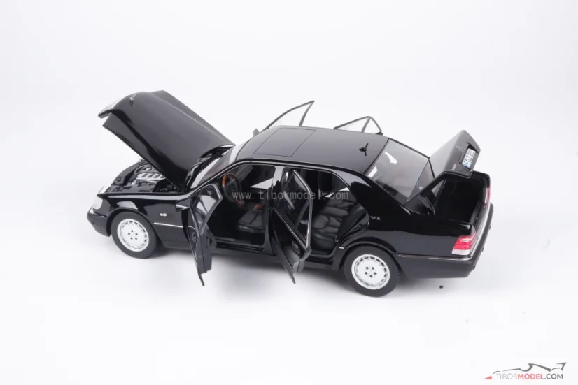 Mercedes S600 (1997) čierny, 1:18 Norev