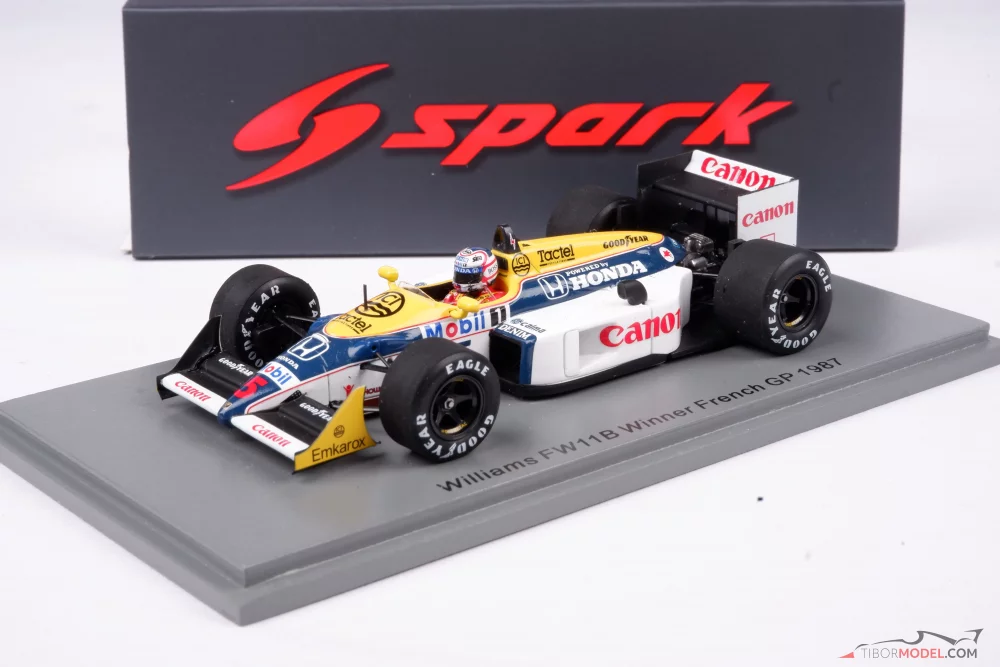 Model car Williams FW11B Mansell 1987, 1:43 Spark