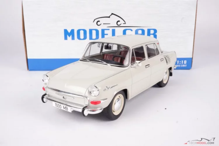 Škoda 1000MB sivá (1964), 1:18 MCG