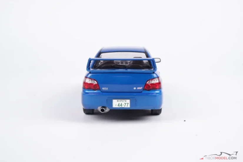 Subaru Impreza WRX STi (2003) modré, 1:18 Solido